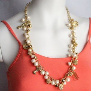 NWT Kate Spade  ' Monterey Bay' Long Gold Necklace